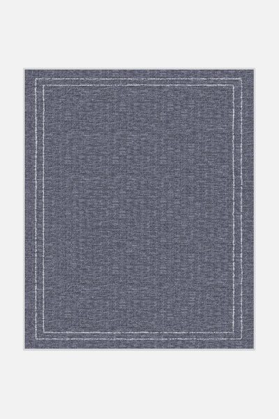 Jute-Haptik Nahla Saphir Teppich - Teppana
