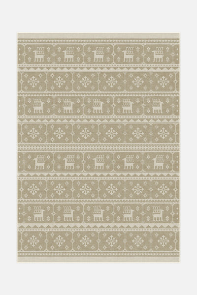 Rendier Biscuit Vloerkleed - Teppana